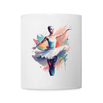An abstract ballet dancer - Mug - white - Front