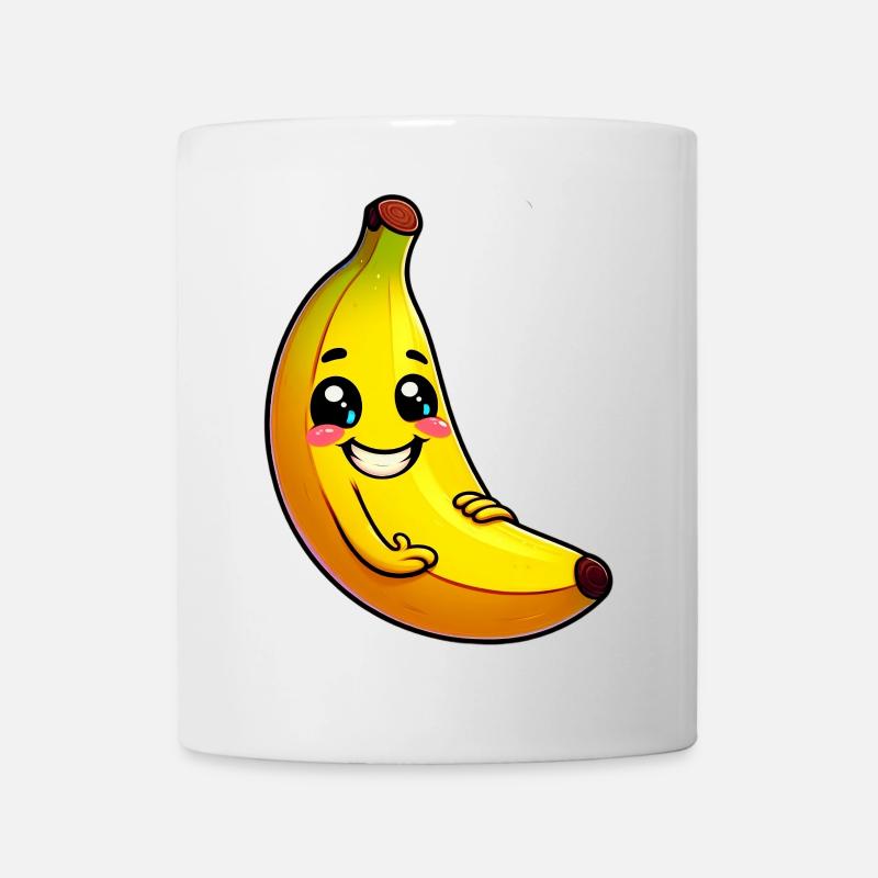 Banane Bananen - Tasse - Weiß