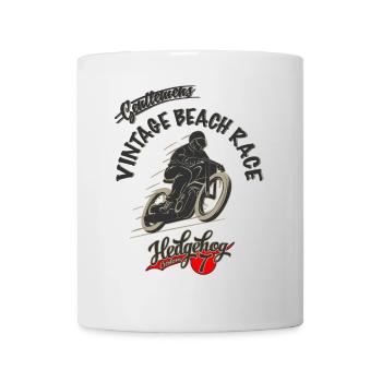 Vintage Beach Race Fahrer - Tasse - Weiß - Vorne