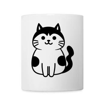 Katze - Tasse - Weiß - Vorne