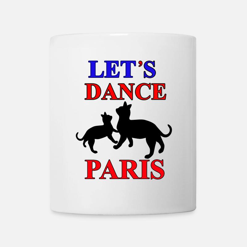Let the cats dance in Paris - Mug - white
