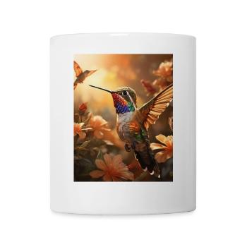 Kolibri im Flug - Tasse - Weiß - Vorne