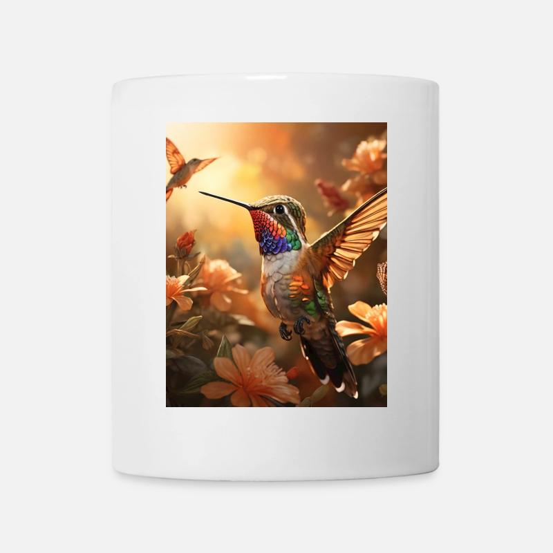 Kolibri im Flug - Tasse - Weiß