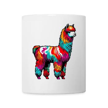 Alpaka - Tasse - Weiß - Vorne
