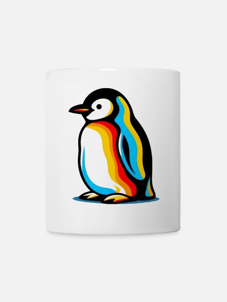 Pinguin - Tasse - Weiß