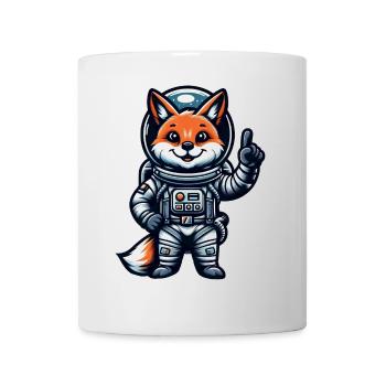 Astronaut Fox Space Cosmonaut Universe - Mug - white - Front