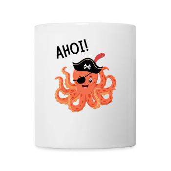 PiratenOktopus - Tasse - Weiß - Vorne
