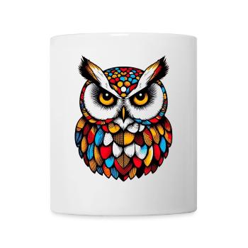 Eule - Tasse - Weiß - Vorne