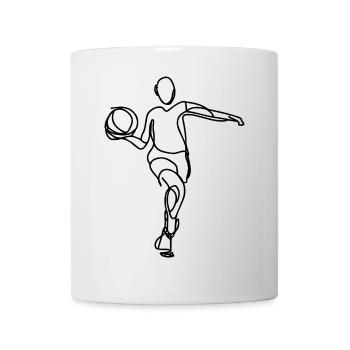 Basketball Player Illustration - Mug - white - Front