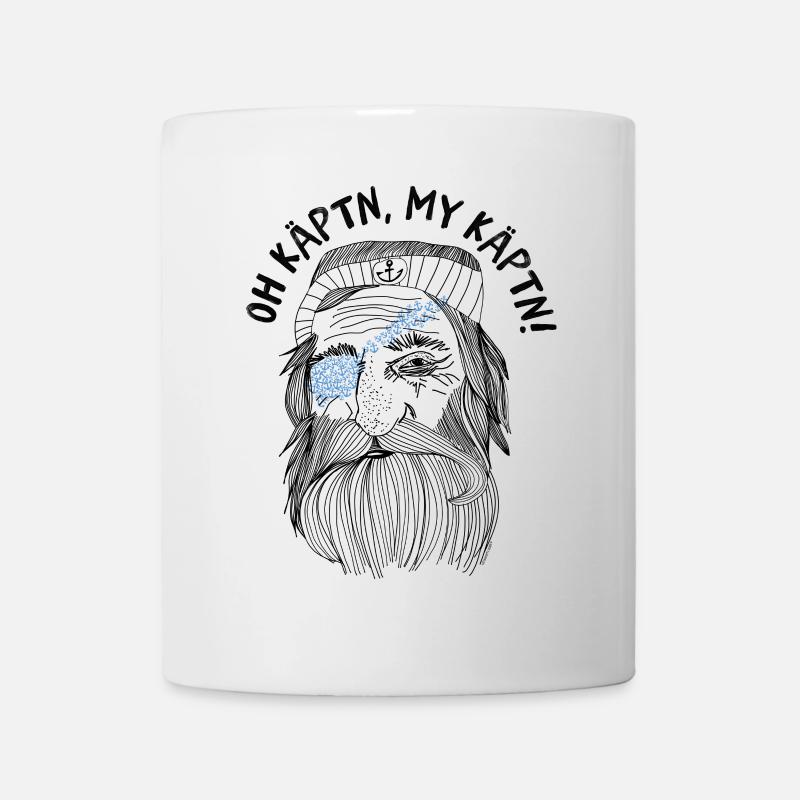 Seemann - Oh Käptn, my Käptn! - Tasse - Weiß