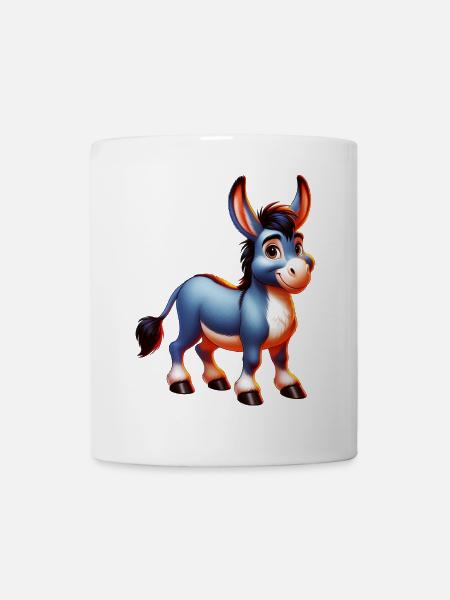 Esel-Maultier - Tasse - Weiß