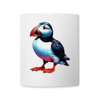 Papageitaucher - Tasse - Weiß - Vorne