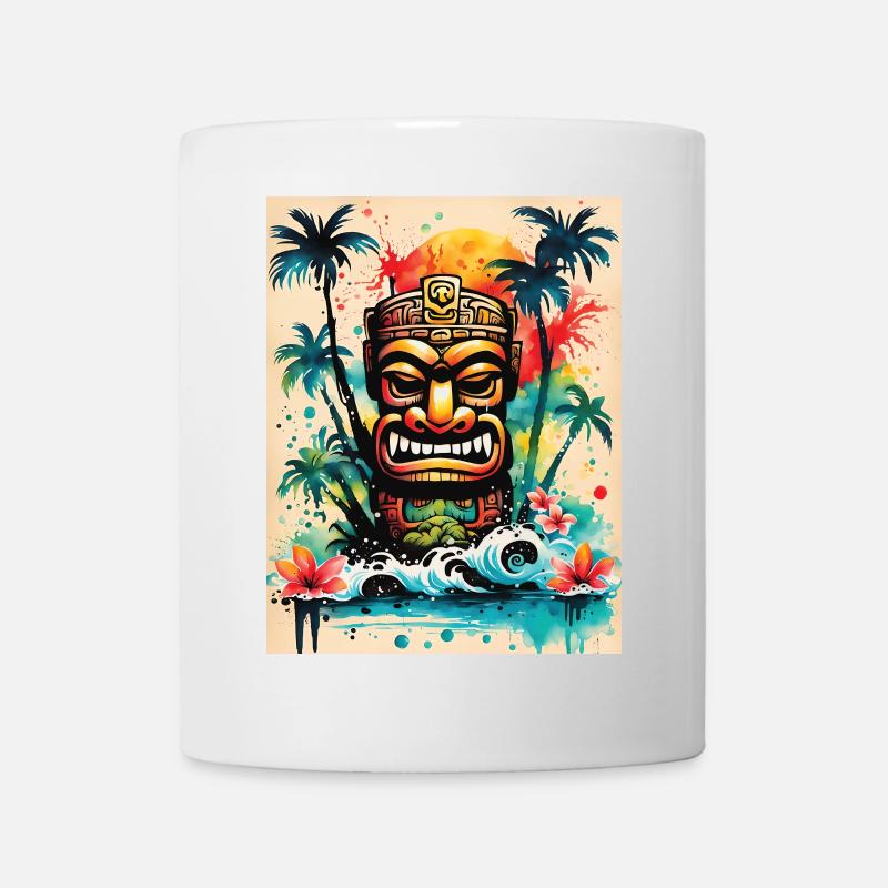 Tiki Splash art - Mug - white