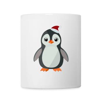 Pingouin pour Noël - Mug blanc - blanc - Devant