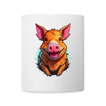 Pig or bastard? - Mug - white - Front