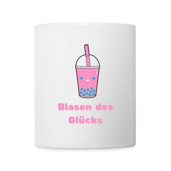 Blasen des Glücks - Tasse - Weiß - Vorne