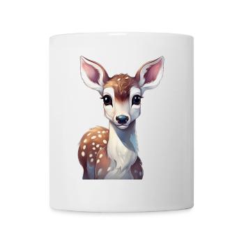 Fawn deer - Mug - white - Front