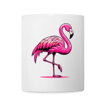 Flamant - Mug blanc - blanc - Devant