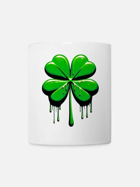 Four-leaf clover - Mug - white