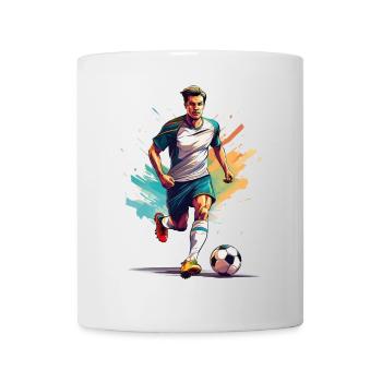 Fußball – Geschenk für Fußballspieler - Tasse - Weiß - Vorne