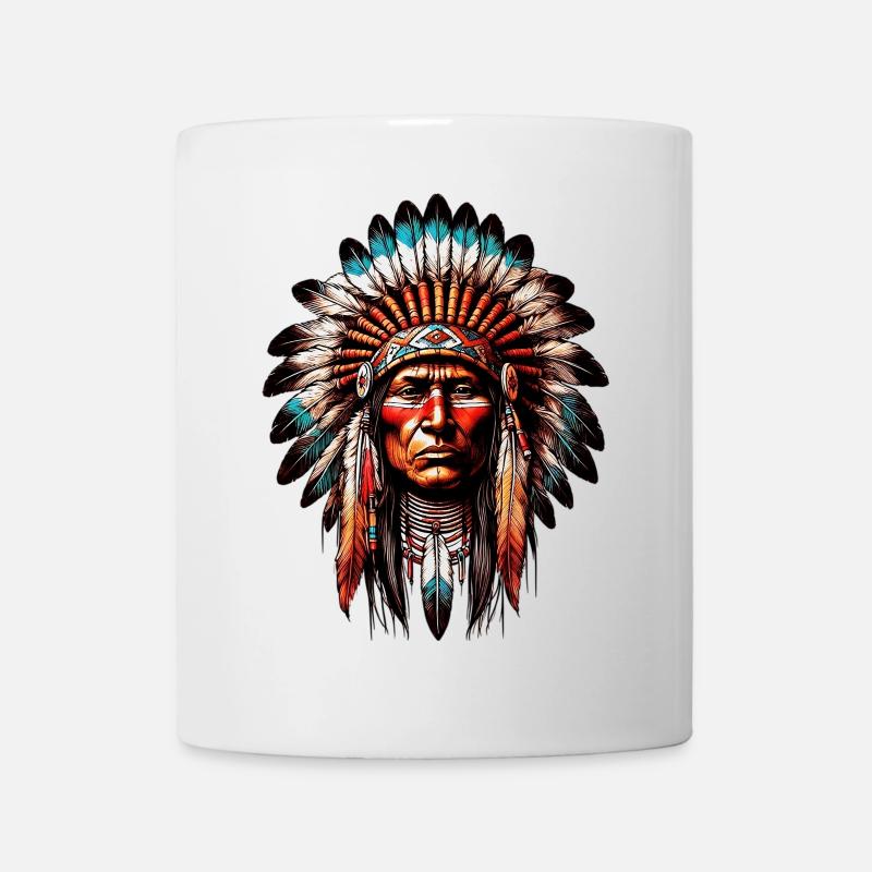 American Indian American - Mug - white