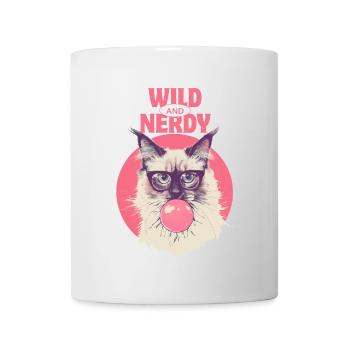 Ragdoll Katze Brille Kaugummi - Tasse - Weiß - Vorne