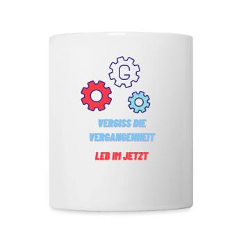 Forget the past, live in the now - Mug - white - Front