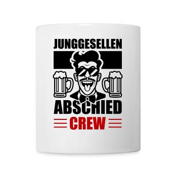 Junggesellen Abschied Crew - Tasse - Weiß - Vorne