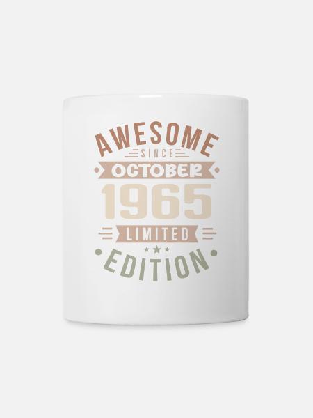 Legend Since October 1965 Birthday October 1965 - Mug - white