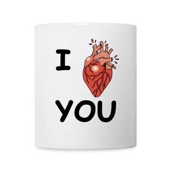 Blutrünstige Liebe (Schwarz) - Tasse - Weiß - Vorne