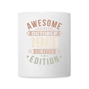 Legend Since October 1981 Birthday October 1981 - Mug - white - Front