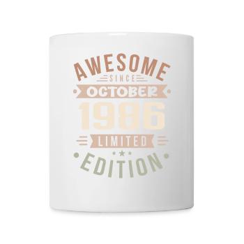 Légende Depuis Octobre 1986 Anniversaire Octobre 1986 - Mug blanc - blanc - Devant