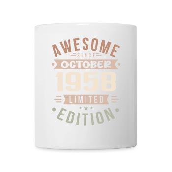 Legend Since October 1958 Birthday October 1958 - Mug - white - Front