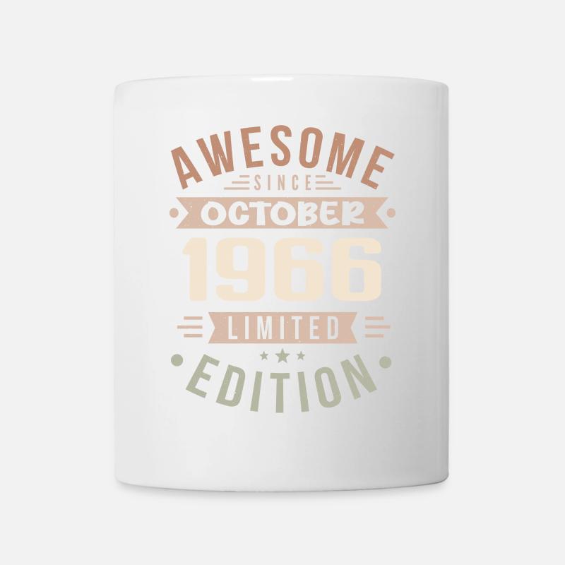 Legende Seit Oktober 1966 Geburtstag Oktober 1966 - Tasse - Weiß