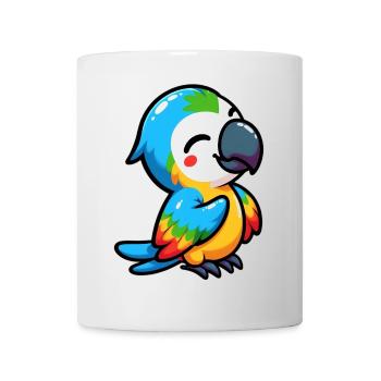 Papagei - Tasse - Weiß - Vorne
