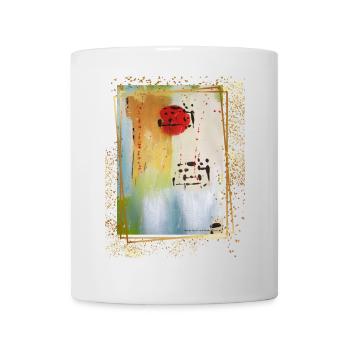 Peinture abstraite inspirée de Carmina Burana - Mug blanc - blanc - Devant