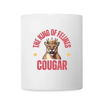aggressive cougar - Mug - white - Front