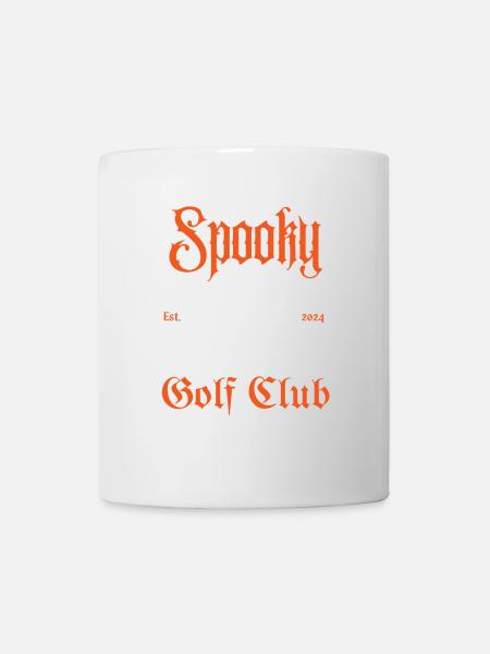 Halloween T-shirt for Men and Women Spooky Golf - Mug - white