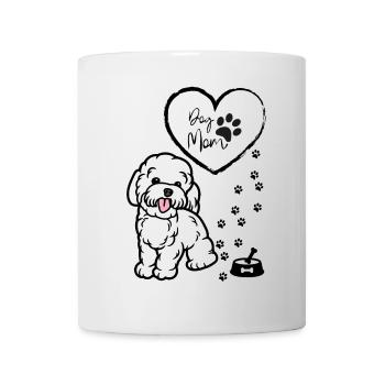 Cute Dog Mom Sweater, Puppy Sweater for Women - Mug - white - Front