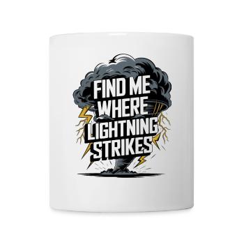 Thunderstorm T-Shirt Thunderstorm Gift Lightning Thunder - Mug - white - Front