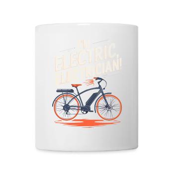 Elektrofahrrad Enthusiast Design - Tasse - Weiß - Vorne