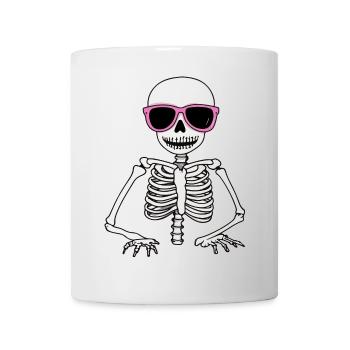 Skeleton Halloween Cool - Mug - white - Front