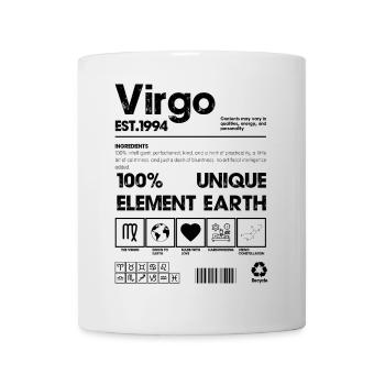 Virgo Vibes : Terre, logique et rire - Mug blanc - blanc - Devant