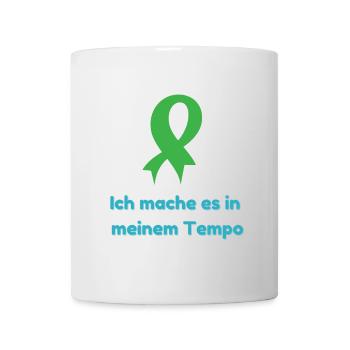 Ich mache es in meinem Tempo - Tasse - Weiß - Vorne