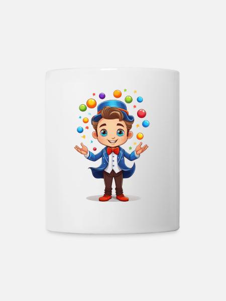 Artiste qui jongle - Mug blanc - blanc