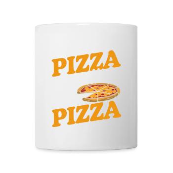 Conception de typographie Pizza Love - Mug blanc - blanc - Devant