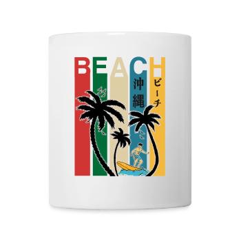 Okinawa Japon Plage Fun - Mug blanc - blanc - Devant