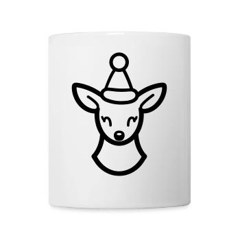 renne - Mug blanc - blanc - Devant