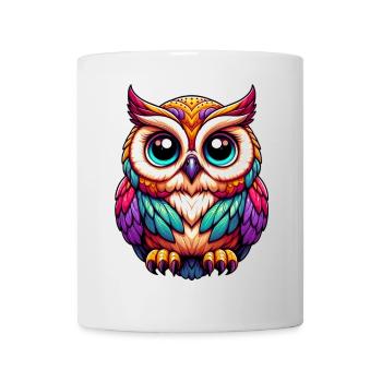 Hibou - Mug blanc - blanc - Devant
