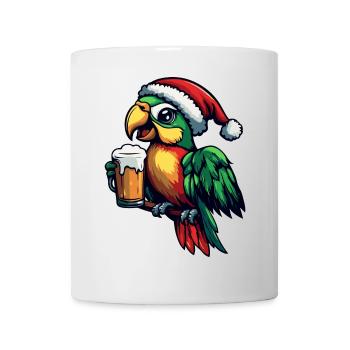 Bière de Noël Papagai - Mug blanc - blanc - Devant